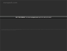 Tablet Screenshot of europack.com