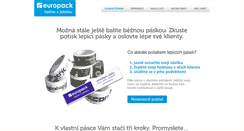 Desktop Screenshot of potisk.europack.cz