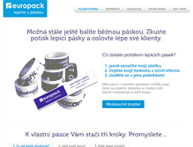 Tablet Screenshot of potisk.europack.cz