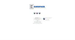 Desktop Screenshot of europack.it