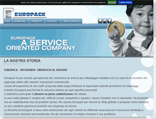 Tablet Screenshot of europack.it