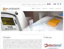 Tablet Screenshot of europack.gr