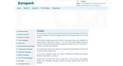 Desktop Screenshot of europack.in